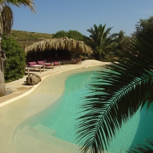 Rivestimento piscina villa privata - Pantelleria